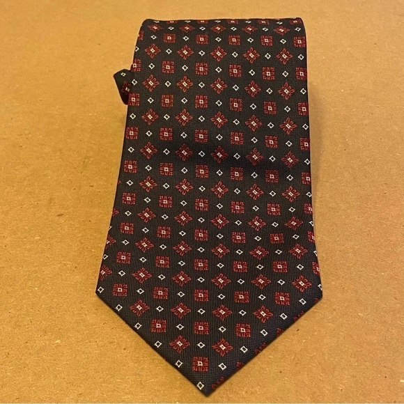 Embassy Row Men's Necktie Tie 100% Silk Made in USA Multicolor - Picture 1 of 7